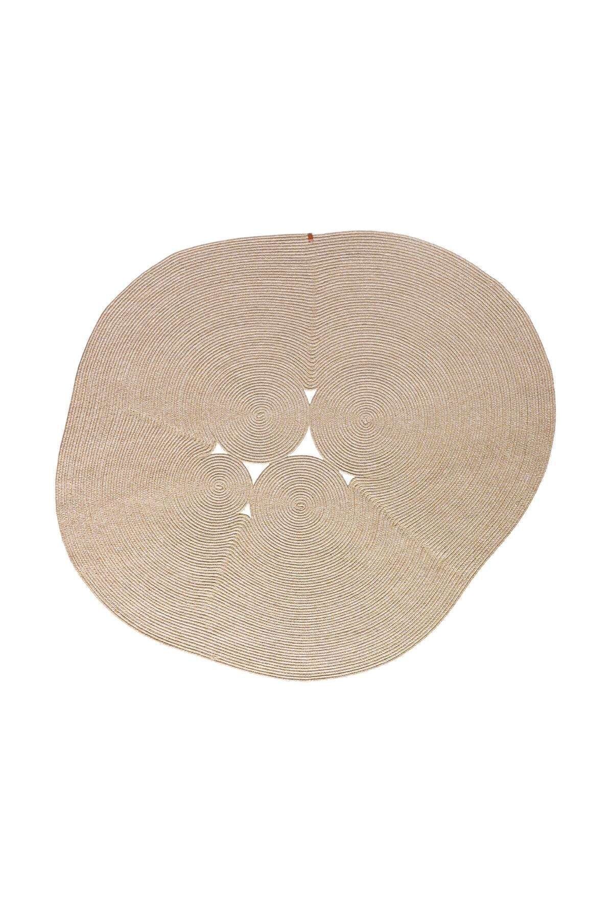 Boulder Hand Knitted Rug in Natural
