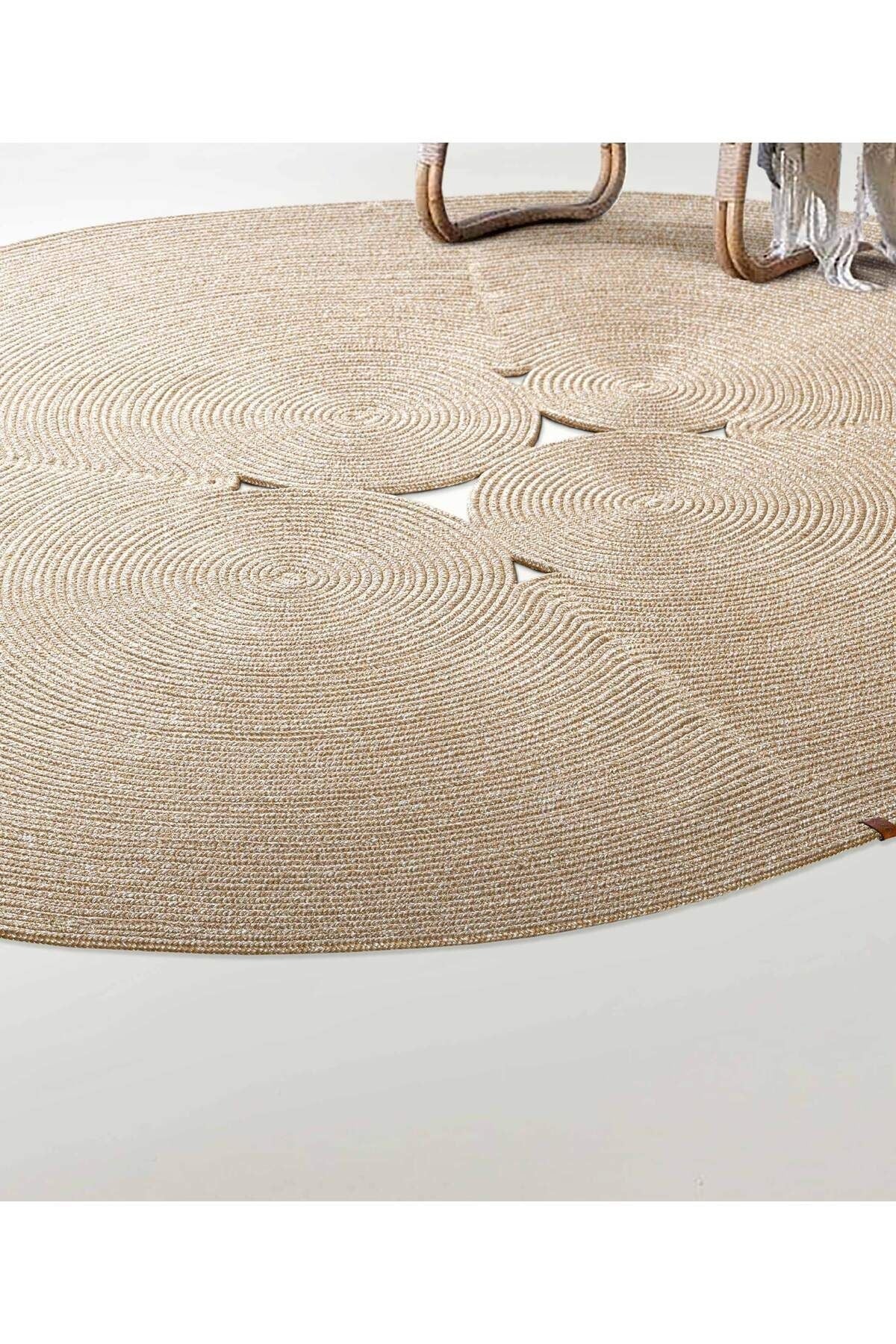Boulder Hand Knitted Rug in Natural