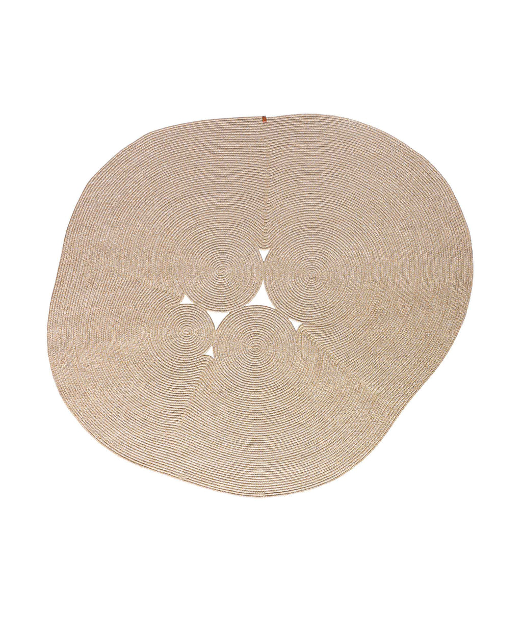 Boulder Hand Knitted Rug in Natural