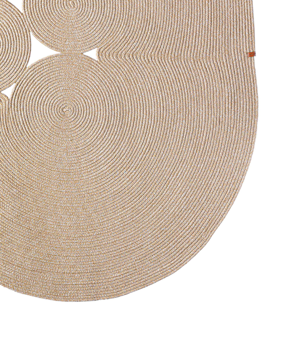 Boulder Hand Knitted Rug in Natural
