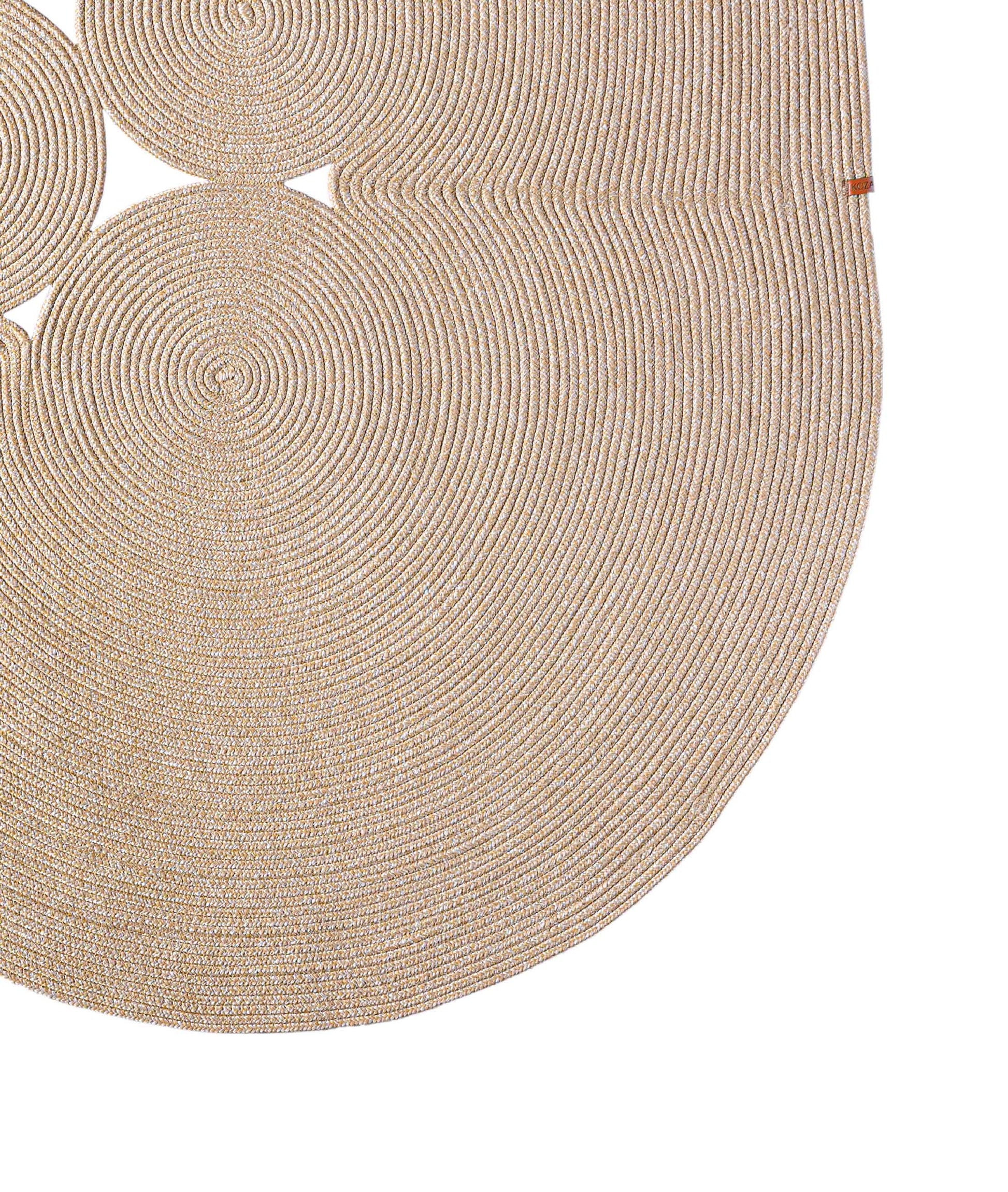 Boulder Hand Knitted Rug in Natural
