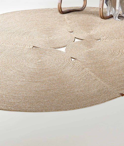 Boulder Hand Knitted Rug in Natural