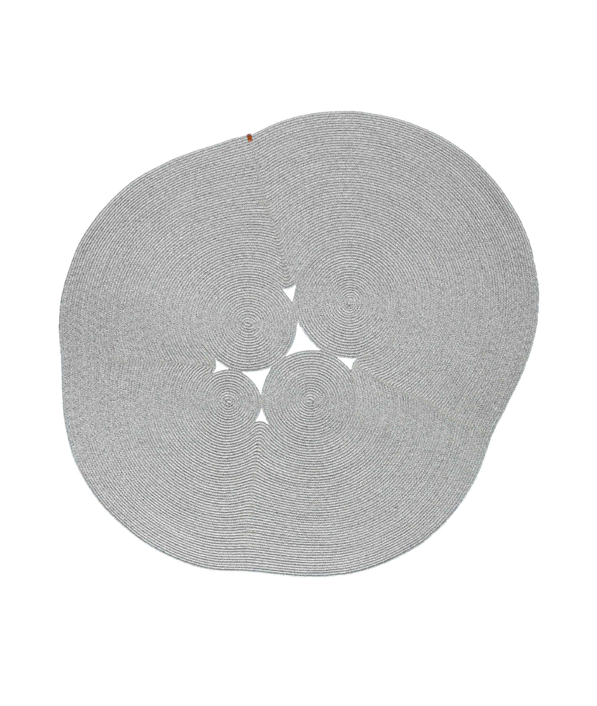 Boulder Hand Knitted Rug in Grey