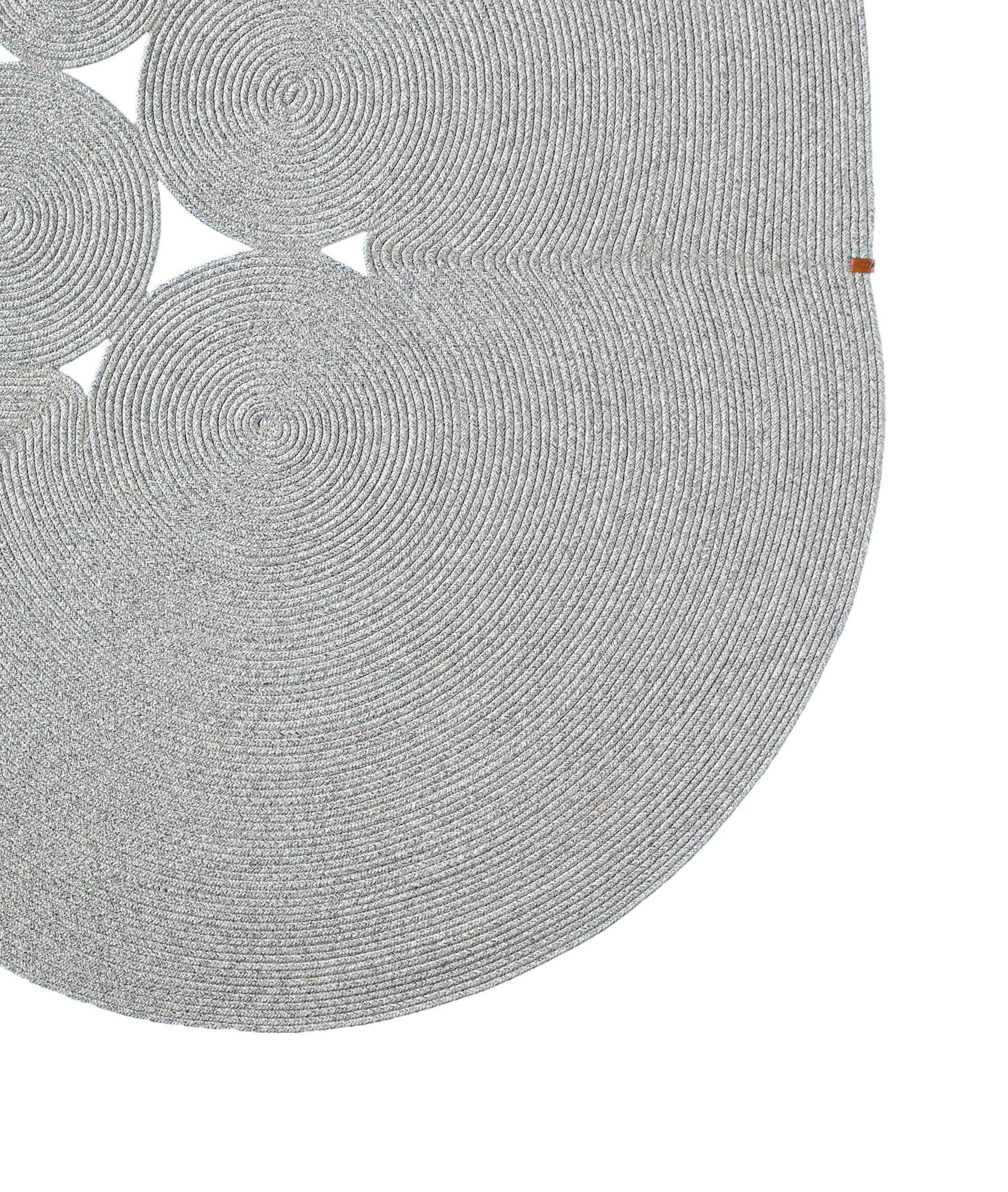 Boulder Hand Knitted Rug in Grey