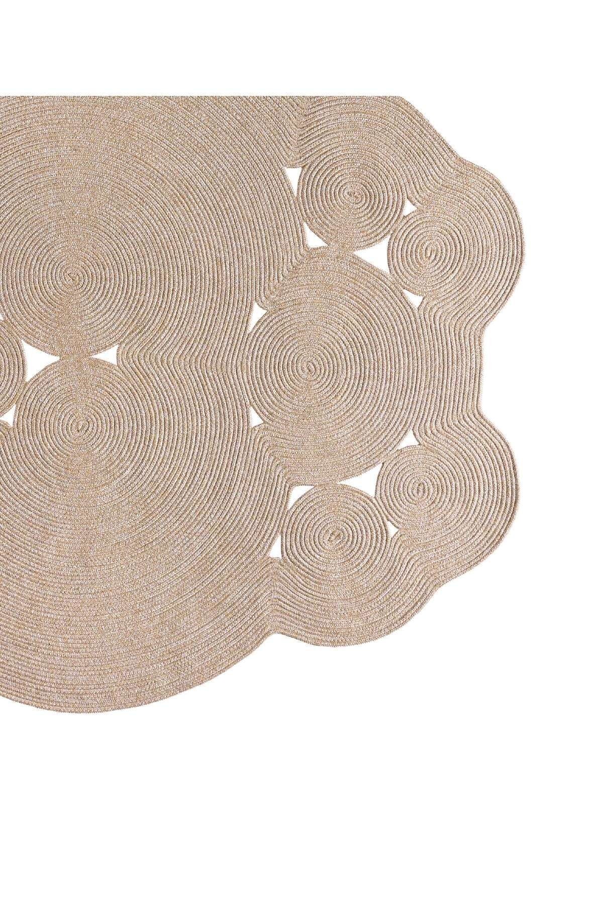 Boulder Hand Knitted Rug in Natural