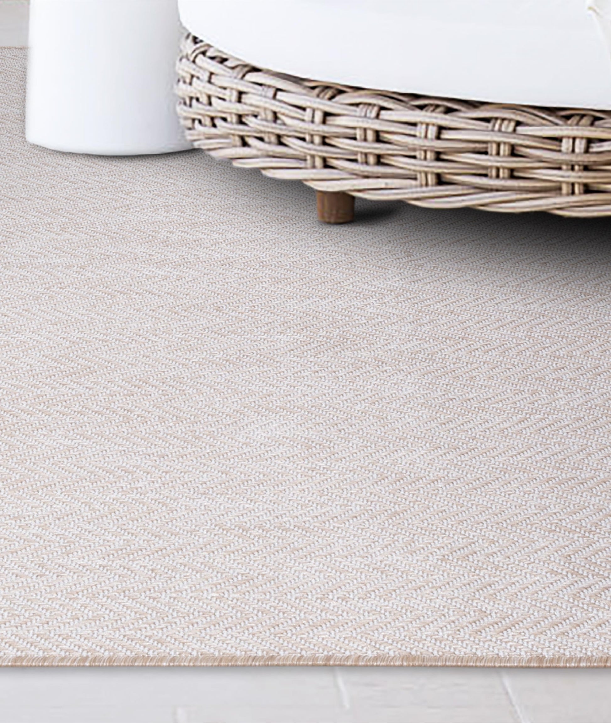 Scandi Jute Rug in Natural