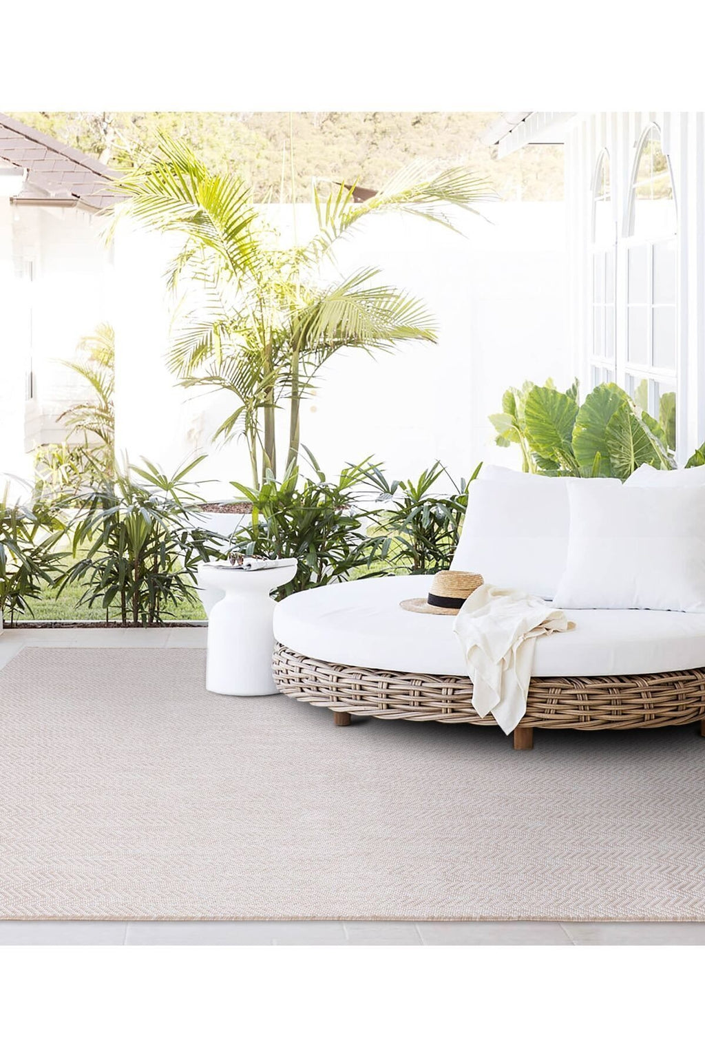 Scandi Jute Rug in Natural