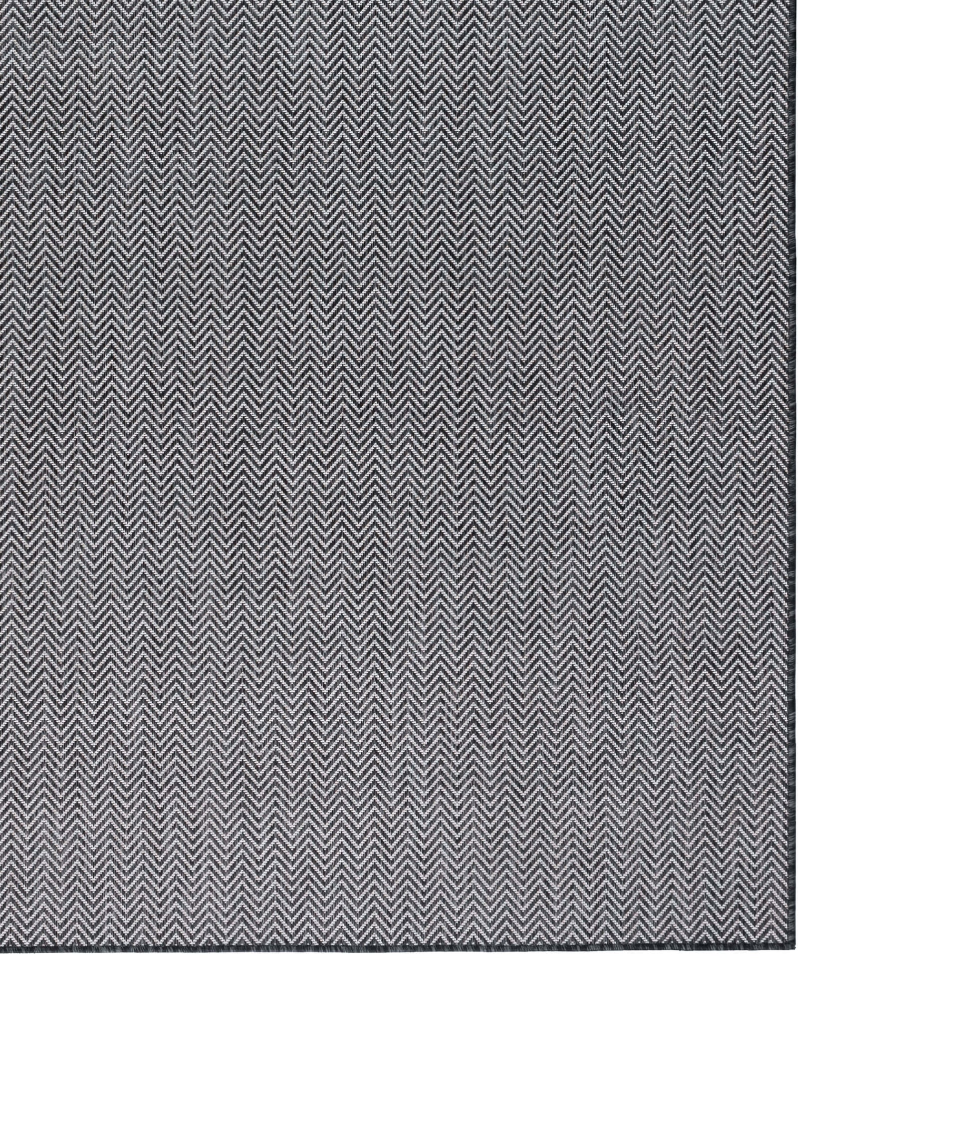 Scandi Jute Rug in Black