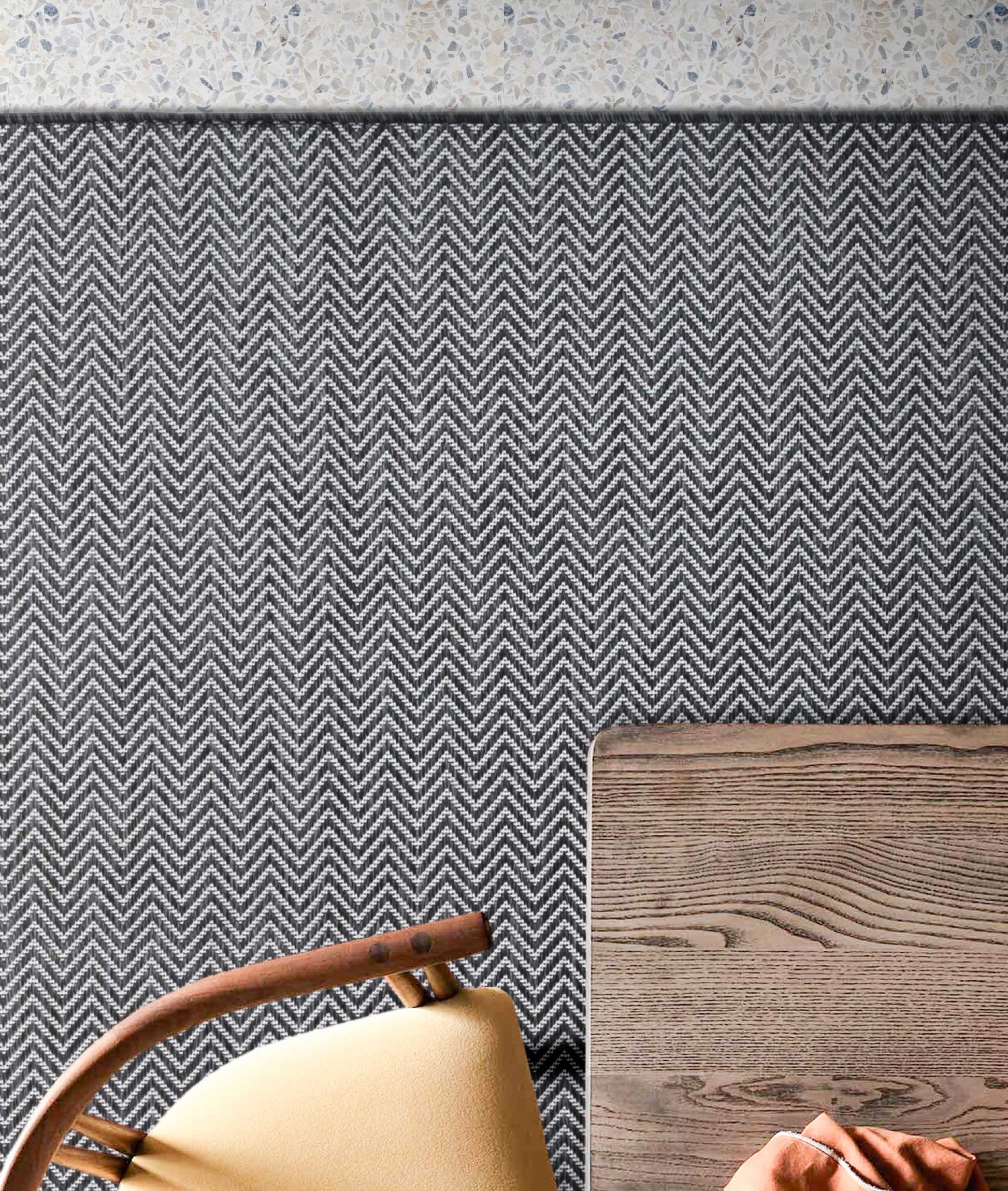 Scandi Jute Rug in Black