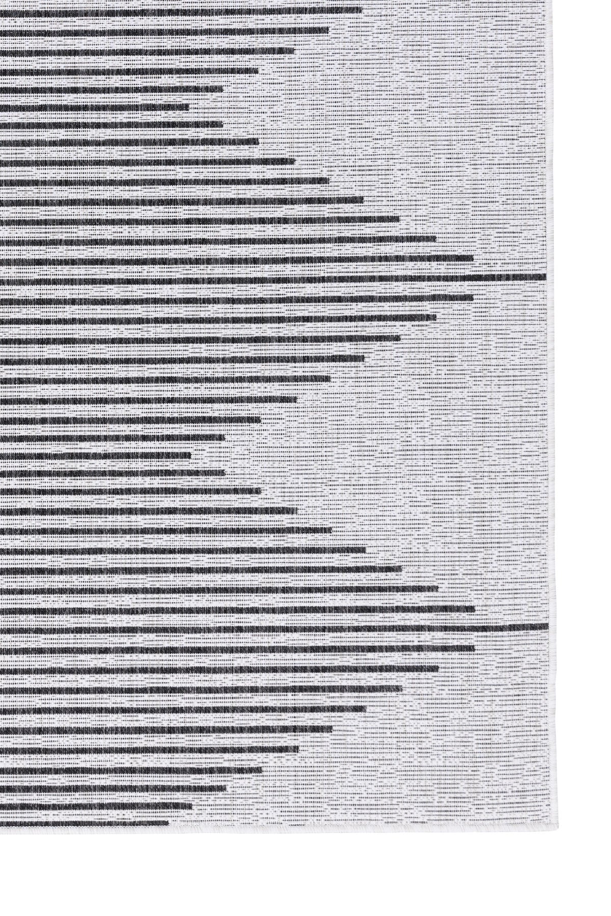 Scandi Jute Rug in Grey and Black