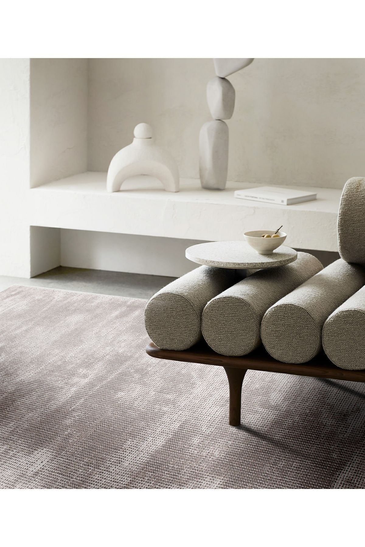 Livas Rug in Mink Grey